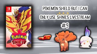 Motostoke Gym FULL ODDS shiny hunting  Pokemon Shield but I can only use SHINIES stream 9 [upl. by Corron]