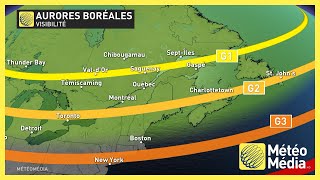 Ouvrez loeil  potentiel daurores boréales pour la nuit de samedi à dimanche [upl. by Nowahs]