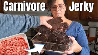 Easy and Affordable GROUND BEEF JERKY for The Carnivore Diet [upl. by Egroeg]