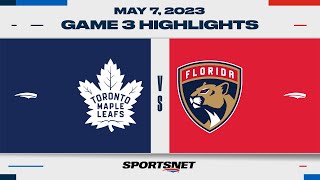 NHL Game 3 Highlights  Maple Leafs vs Panthers  May 7 2023 [upl. by Annav]