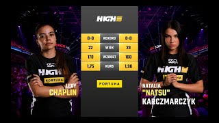 HIGH League BONUS FIGHT Lexy Chaplin vs Natalia quotNatsuquot Karczmarczyk [upl. by Aierdna311]