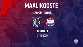 TUTOn maalit 27112020 Jukurit U20  TUTO Hockey U20 [upl. by Alik]