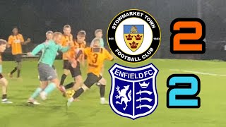 RELEGATION BATTLE Stowmarket Town Vs Enfield FC Non League Wonders EP55 [upl. by Irik]