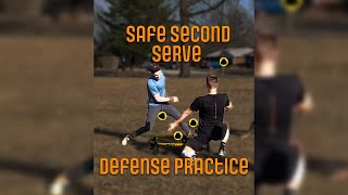 Easiest Way to Get Better at Defense  SpikeballRoundnet SHORT [upl. by Lyreb]