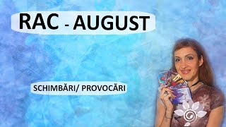 RAC AUGUST Tarot  Schimbări Provocări Zodii de APĂ  Horoscop [upl. by Pogue]