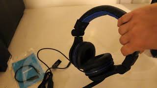 UNBOXiNG REViEW OF DREAMGEAR GRX340 PS4 GAMiNG HEADSET PT 2 OF 3 [upl. by Haziza]