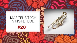 🎺🎺🎺 TRUMPET ETUDE Marcel Bitsch Vingt Étude 20 [upl. by Naujek535]