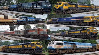 HIGH SPEED TRAINS on Bangalore  Hubballi Line ELECTRIC LOCO SHUTDOWN DIESEL TAKE OVER 16 in 1 PART4 [upl. by Rothenberg]