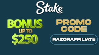 Stake Promo Code 2024 Best Promo code  UP TO 250 BONUS  Stake Promo Code [upl. by Landbert68]