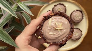 Healthy Dessert Or Snack Idea  Banana Cupcakes 🧁👩🏻‍🍳 [upl. by Nilam]