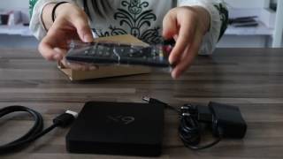 X9 4K Amlogic S905X Android 60 Marshmallow TV Box Unboxing Review [upl. by Thelma]