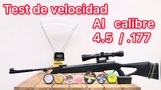 Test de velocidad a los diábolos 45 con el Beeman Long Horn 2 [upl. by Edahc319]