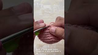 Crochet invisible decrease How to make invisible decrease with single crochet crochet invisible [upl. by Nuajed]