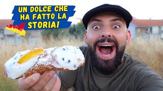 MANGIO IL CANNOLO PIU BUONO DELLA SICILIA [upl. by Leiad]