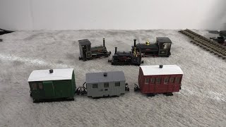 153 New 009 Quarry and Mainline Hunslets from Bachmann [upl. by Adehsar]