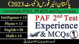 paf Initial test experience  paf test preparation  aerotrade ariman FMA pfampdi sportsman [upl. by Noswad]