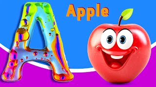 ABC Phonic Song  A for Apple Nursery Rhymes Alphabet Song for kids learning [upl. by Itirp]