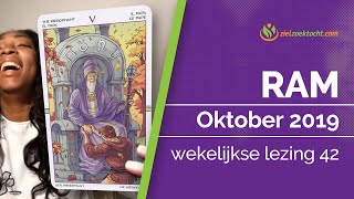 RAM Wekelijkse Tarot Kaartlezing Horoscoop Oktober 14  20 [upl. by Notgnihsaw364]