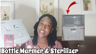 Unboxing Sejoy BOTTLE WARMER amp sterilzer for warming Breastmilk or Formula [upl. by Mauldon]