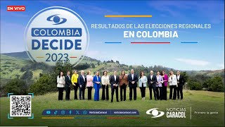 Elecciones en vivo en Colombia  Resultados [upl. by Nashom]