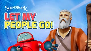 Superbook  Let My People Go  Season 1 Episode 4  Full Episode Official HD Version [upl. by Christmann]