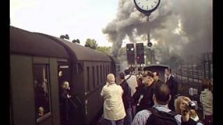 Historische SBahn Hamburg Abfahrt des Dampfzuges in Wedel nach Blankenese [upl. by Atiram]