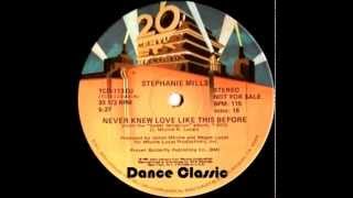 Stephanie Mills  I Never knew Love Like Before 12quot Mix [upl. by Sixele]