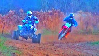 QUAD vs Dirt Bike [upl. by Randolf]