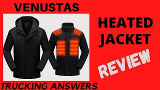 Venustas Heated Jacket Review  Trucking Answers [upl. by Nilok]