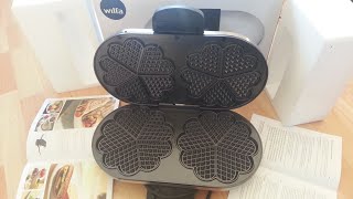 Wilfa Double Heart Waffle Iron WAD518 MS [upl. by Platon142]