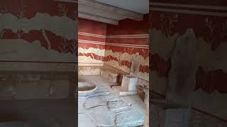 Ο θρόνος του Μίνωα στην Κνωσσο Ηρακλείου Knossos Crete Greece Video Aleka Dimitrakoudi [upl. by Yeznil]