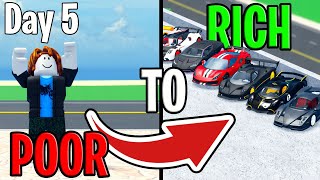 🔥BROKE TO RICH in Car Dealership Tycoon DAY 5 cardealershiptycoon roblox [upl. by Rao]