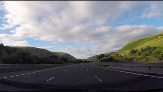 Driving from Edinburgh through Scotland to London [upl. by Naujyt888]