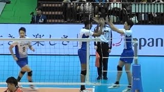 村山豪 駿台学園 vs 東亜学園 春高バレー2017決勝 1amp2セット目 Japan volleyball [upl. by Sophie]