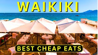 Cheap Eats Waikiki 2024 [upl. by Yllatan]