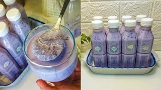 Resep Es Lumut Rasa Taro  Ide Jualan Minuman Kekinian Enak dan Segar [upl. by Turtle]