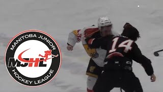 mjhl 202324 Manitoba Junior Hockey League Compilation Tilts [upl. by Alick]