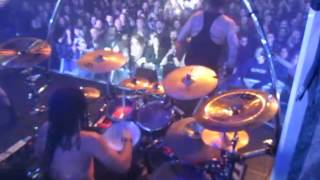 DAGOBA DRUMCAM LUXEMBOURG  EPICA TOUR 1st SHOW [upl. by Norene]