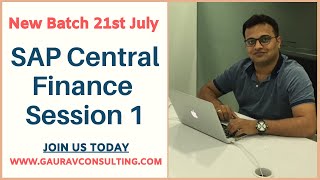 SAP Central Finance 1909  New Batch started 21st July20 [upl. by Elbam]