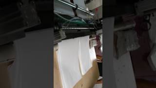 Spunlace Non Woven Fabric Roll to Sheet Cutting Machine [upl. by Aitat509]