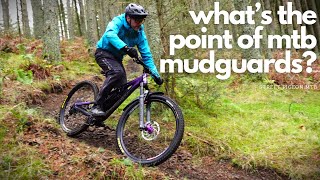 Does the best MTB mudguard actually make a difference [upl. by Akinam]