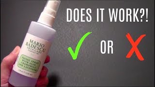 MARIO BADESCU Facial Spray with Aloe Chamomile and Lavender Review [upl. by Shirl202]