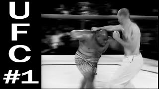 The Very First UFC Fight Ever UFC 1 Highlights [upl. by Nikaniki]