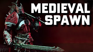 Spawn  Medieval Spawn  McFarlane Toys Action Figure Review [upl. by Maurili716]