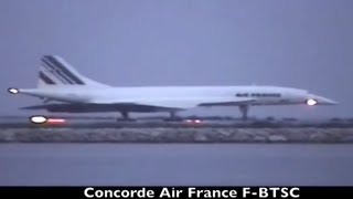 AIR FRANCE Concorde FBTSC take off from Nice Côte dazur France [upl. by Madoc]