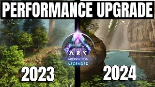 ARK Aberration Performance Upgrade  BEFORE vs AFTER [upl. by Sonni323]