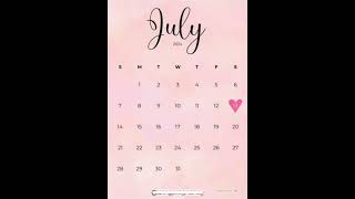 13 jul calendar 2024 in urdu shortvideo due trending sad viral [upl. by Witha]