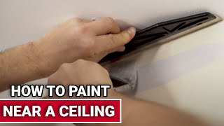 How To Paint Near A Ceiling  Ace Hardware [upl. by Joleen530]