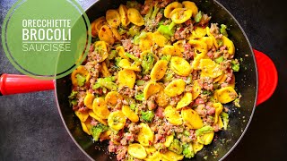 Recette orecchiette et brocoli [upl. by Atteuqihc]