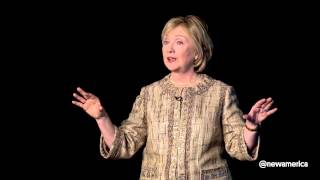 Former Secretary of State Hillary Clinton on economic mobility [upl. by Jarrett]